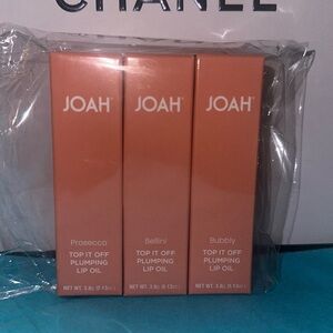 Joah Lip Oil Trio
Bellini, Bubbly, Prosecco